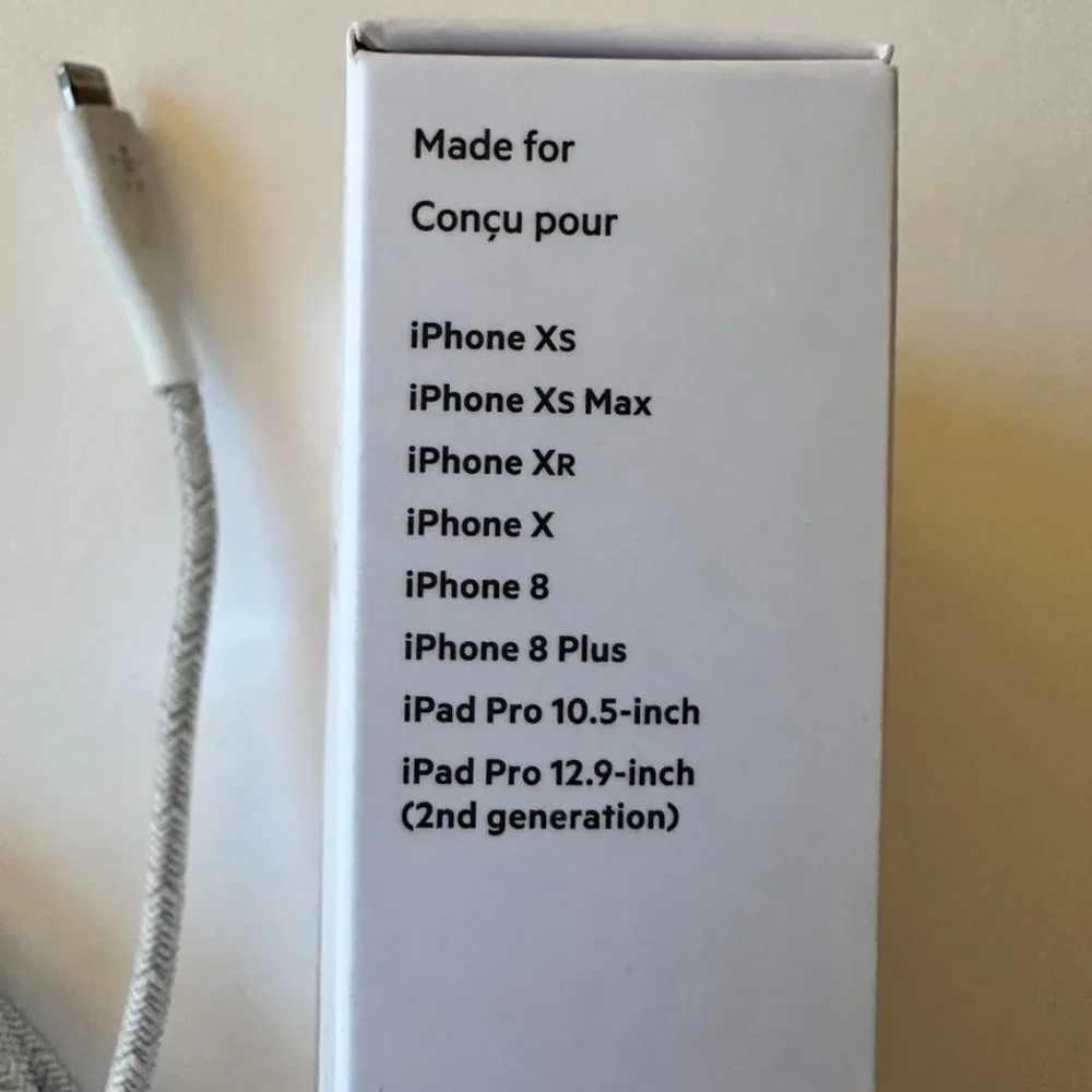 Belkin 10' Boost Charge Lightening to USB-A Cable & Strap